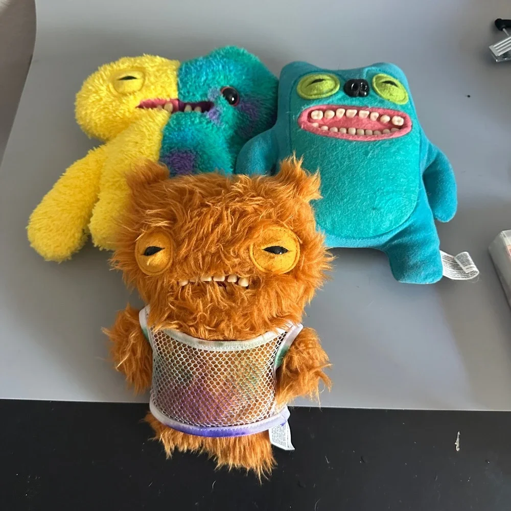 Fuggler Funny Ugly Monster Plush Bundle Zuru Spin Master 2024 Set of 3 Mixed Lot